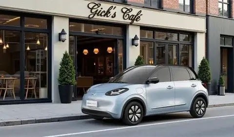Visuel publicitaire mobilité électrique