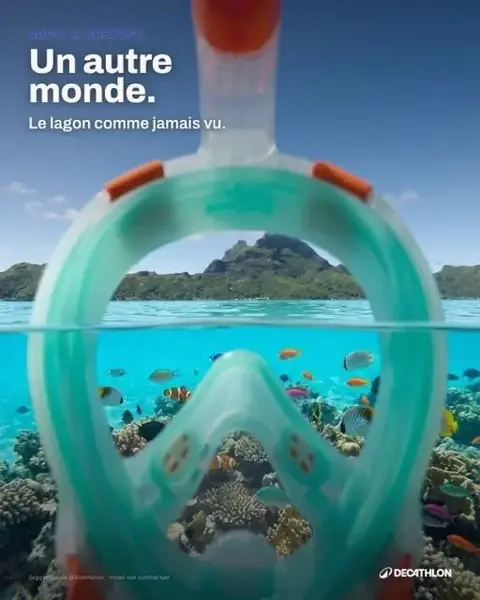Visuel publicitaire sport