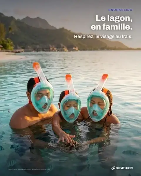 Campagne Decathlon produite par Aloa