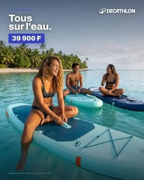 Campagne Decathlon produite par Aloa