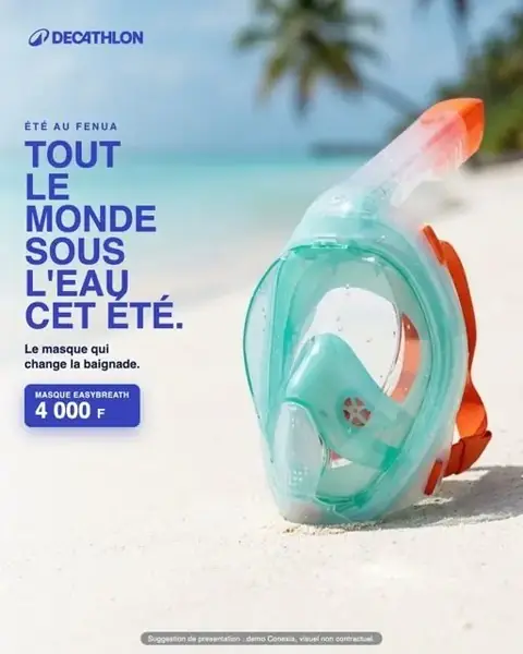 Campagne Decathlon produite par Aloa